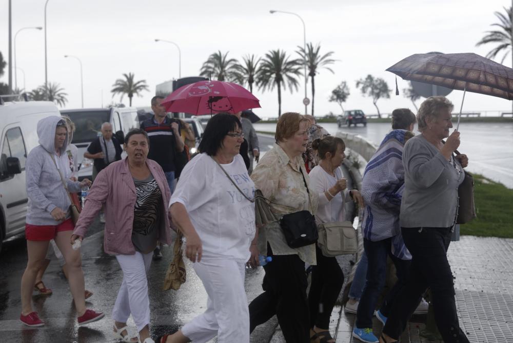 Precipitaciones de verano y régimen de brisas en Mallorca
